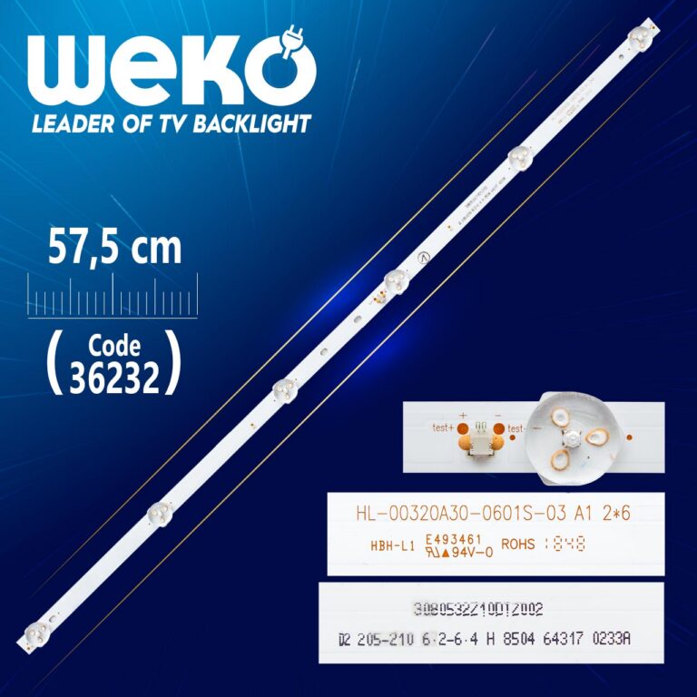 ARIELLI 32" 1PCS LED BAR HL-00320A30-0601S-03 A1 2*6