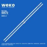 SAMSUNG 43" LED BAR BN96-45954A AOT_43_NU7100F_2X28_3030C SET 2 PCS