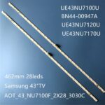 SAMSUNG 43" LED BAR BN96-45954A AOT_43_NU7100F_2X28_3030C SET 2 PCS - Image 2